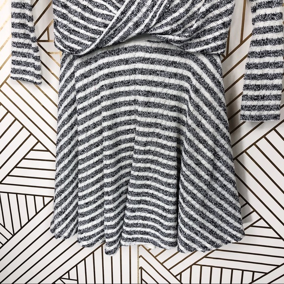 Free People Striped Long Sleeve Dress Shirt - Picture 2 of 4